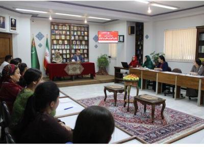 خبرنگاران برگزاری کارگاه آموزشی آشنایی با زنان و آموزش عالی در ایران در ترکمنستان